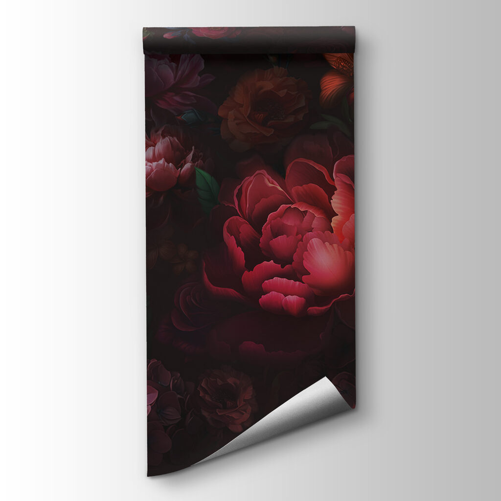 Flores rojo oscuro — vista del producto