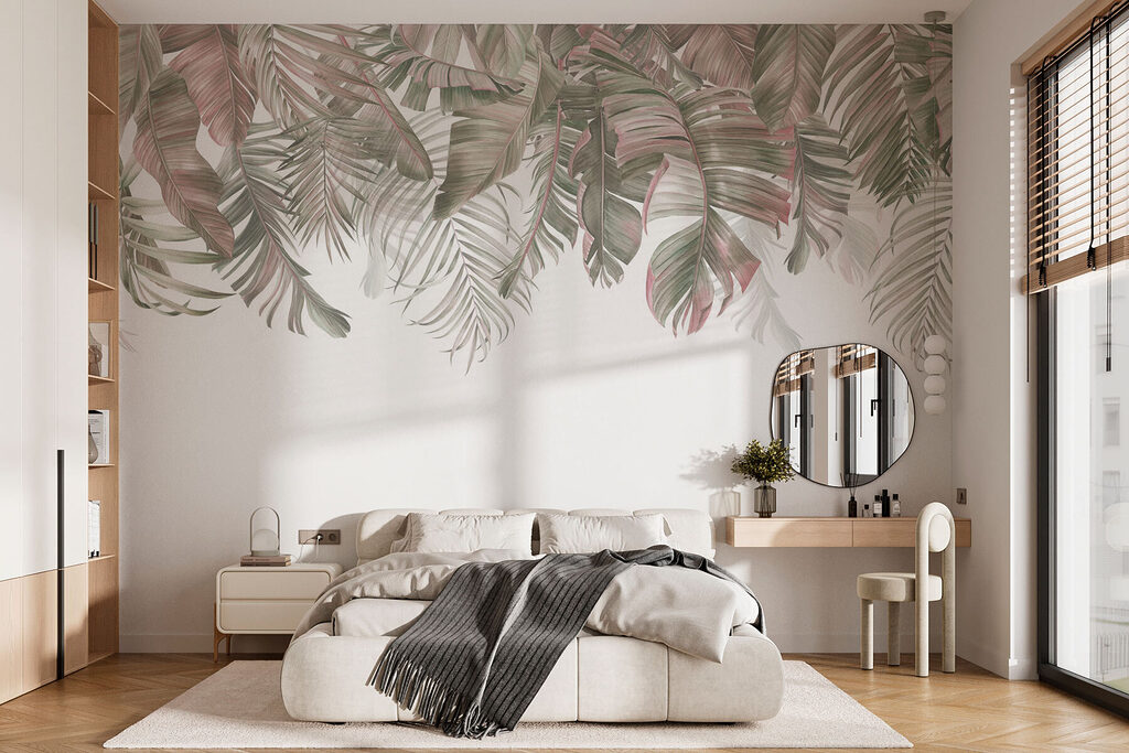 Hojas de palmera colgantes — interior 1