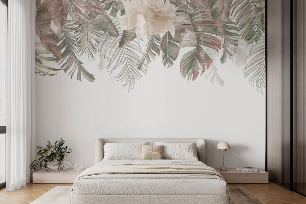 Hojas de palmera colgantes — interior 3