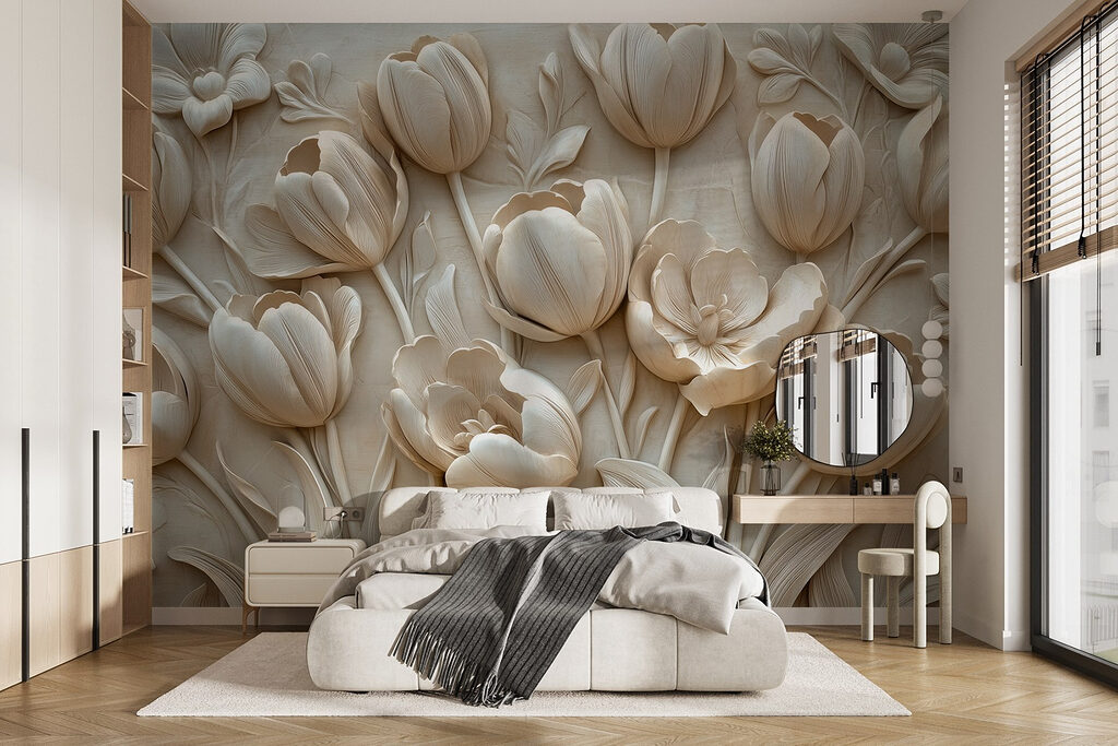 Tulipanes en relieve — interior 1