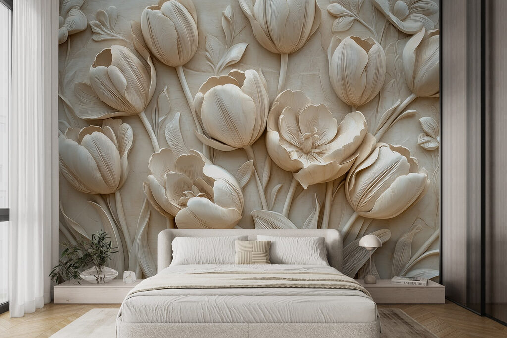 Tulipanes en relieve — interior 2