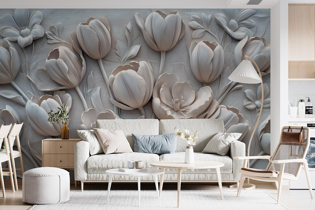 Tulipanes en relieve — interior 2