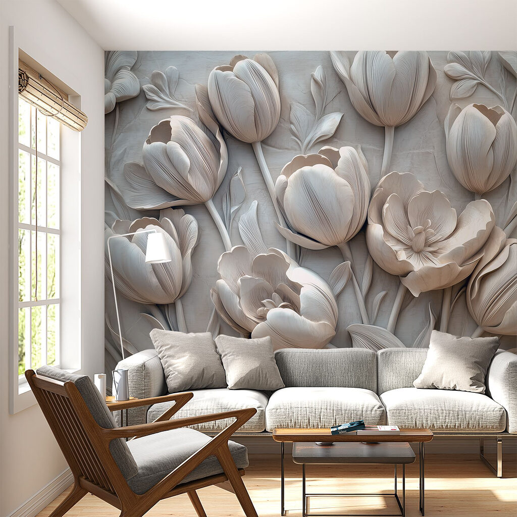 Tulipanes en relieve — interior 3