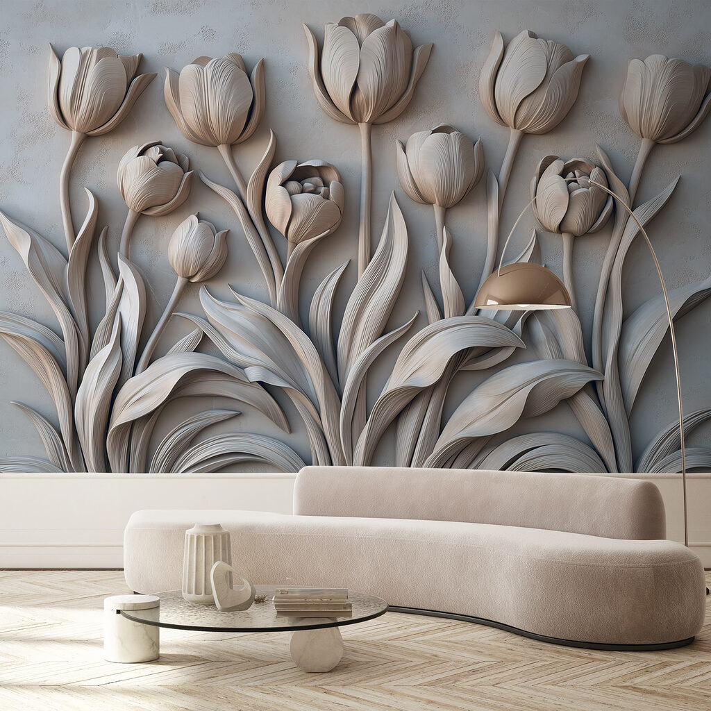 Hilera de tulipanes — interior 2