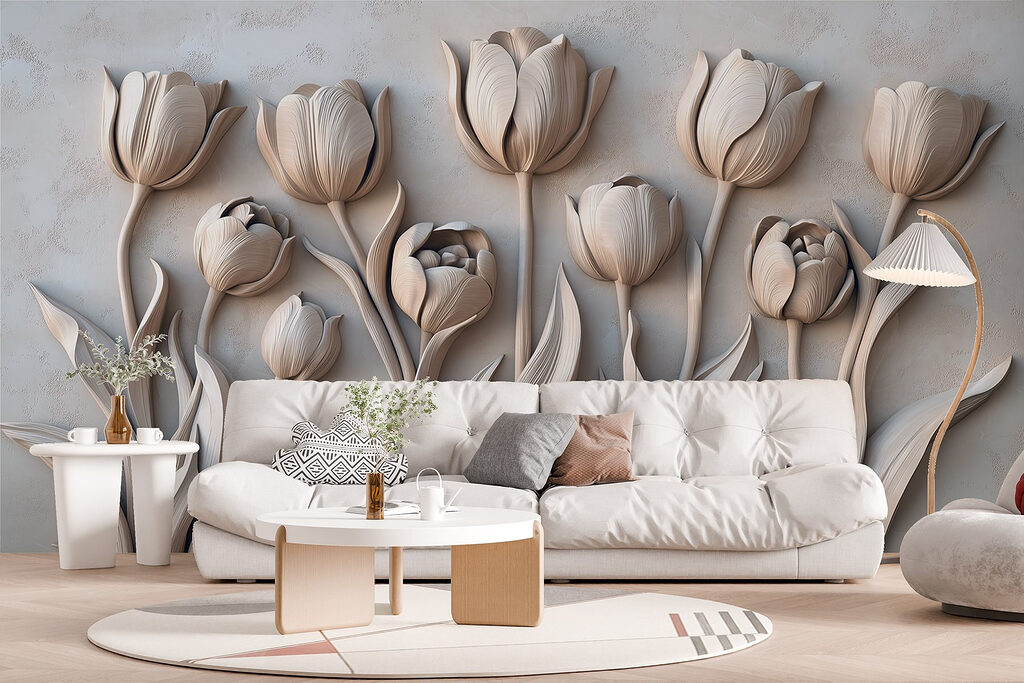 Hilera de tulipanes — interior 4