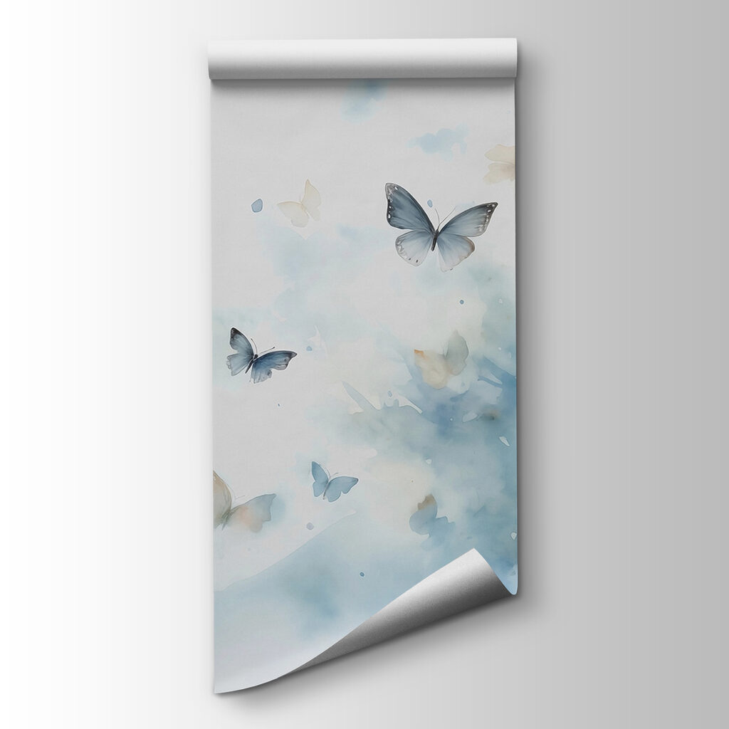 Mariposas en nubes azules — vista del producto