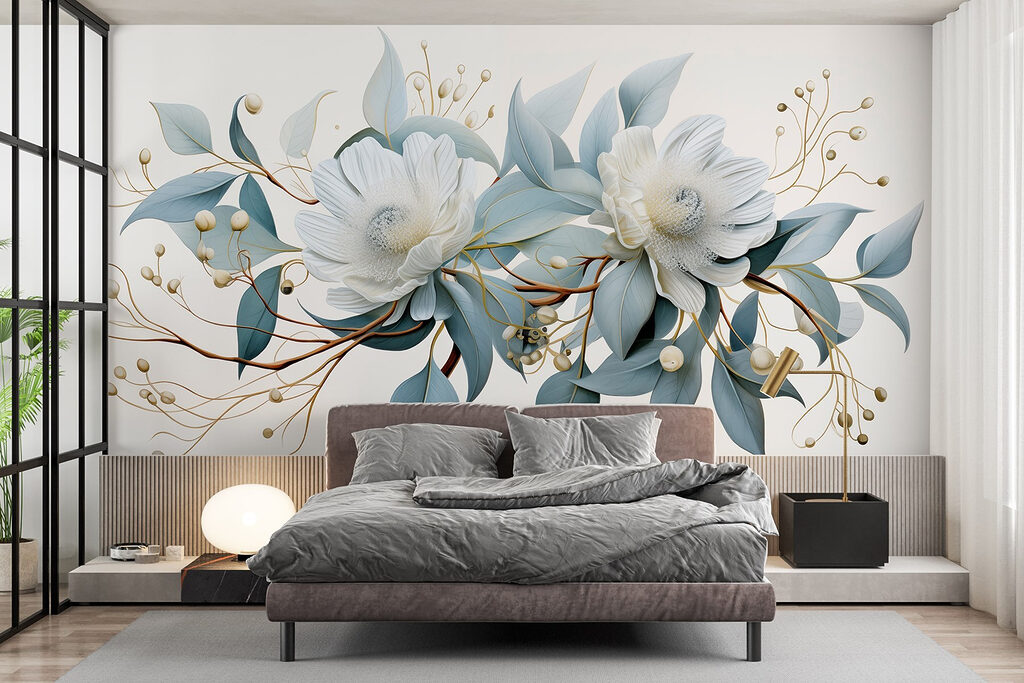 Flores blancas con bayas — interior 2
