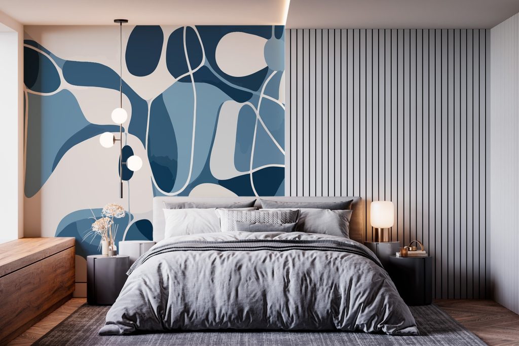 Formas abstractas entrelazadas — interior 1