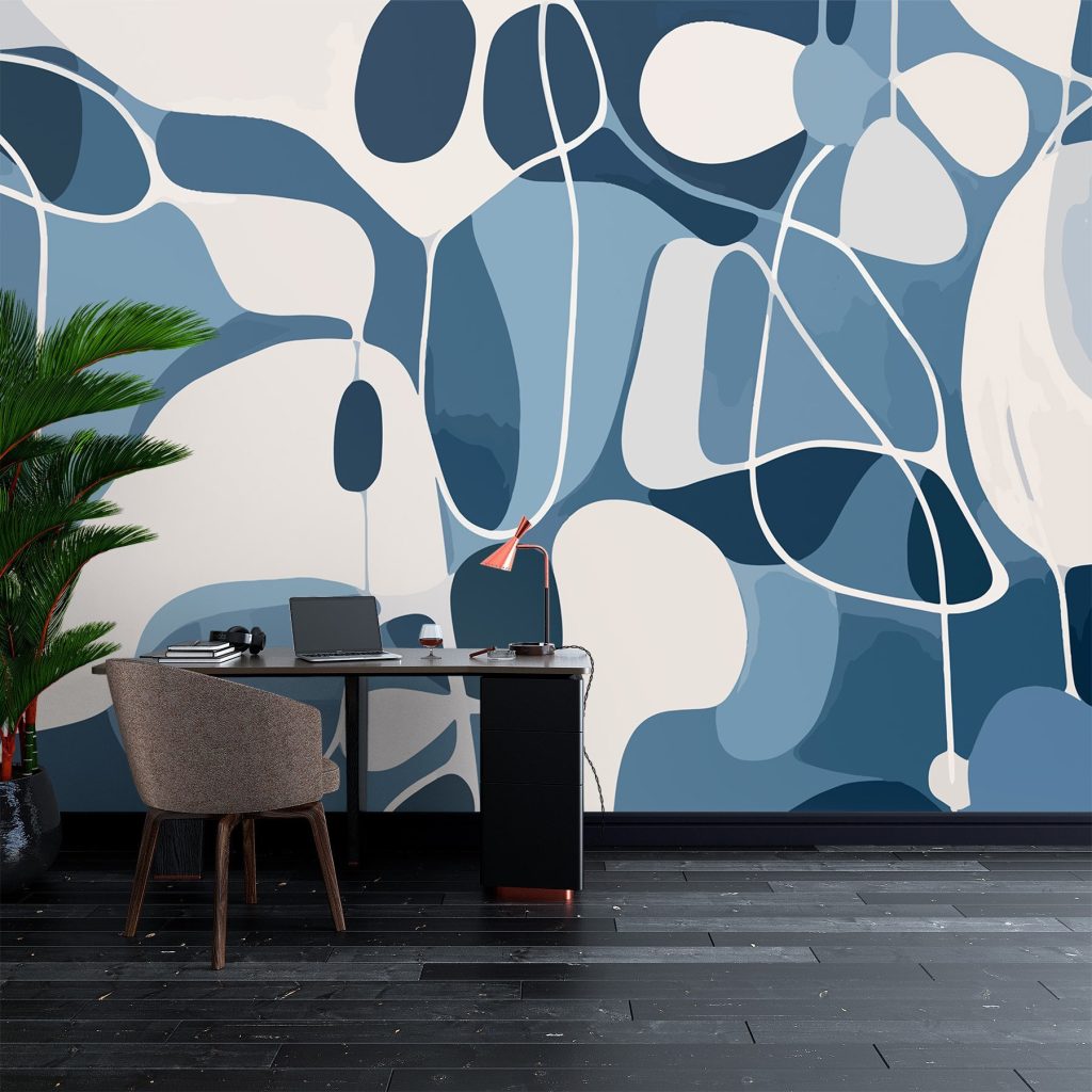 Formas abstractas entrelazadas — interior 3