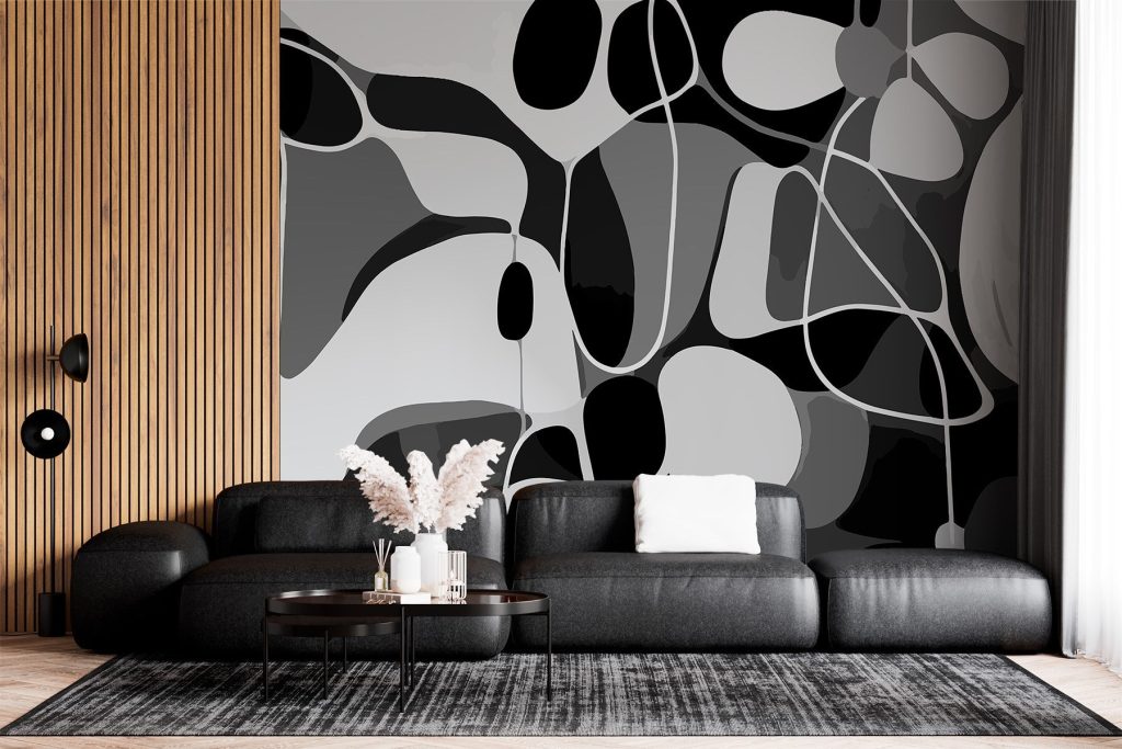 Formas abstractas entrelazadas — interior 1