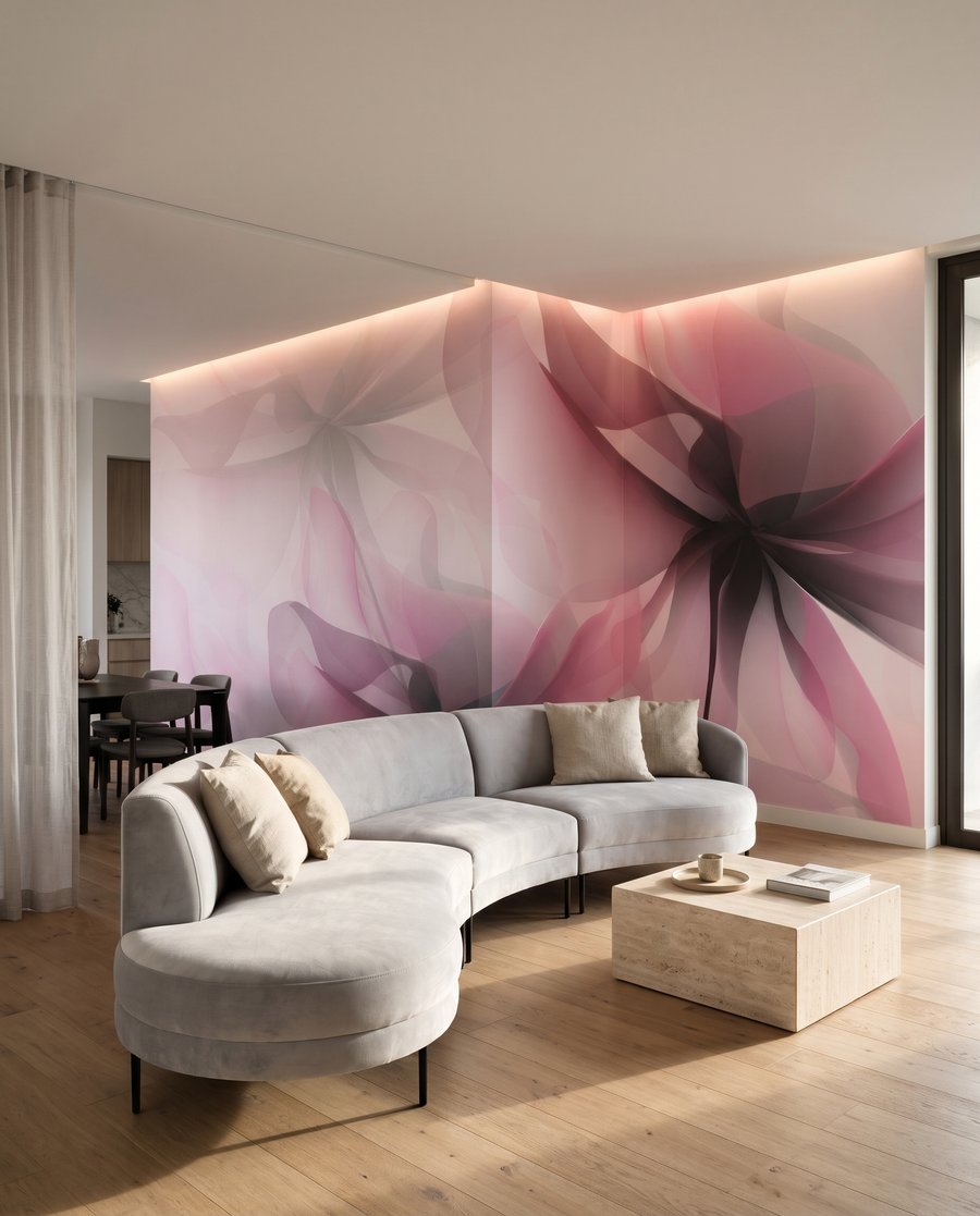 Flores transparentes superpuestas — interior 6