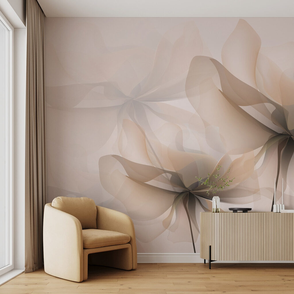 Flores transparentes superpuestas — interior 2