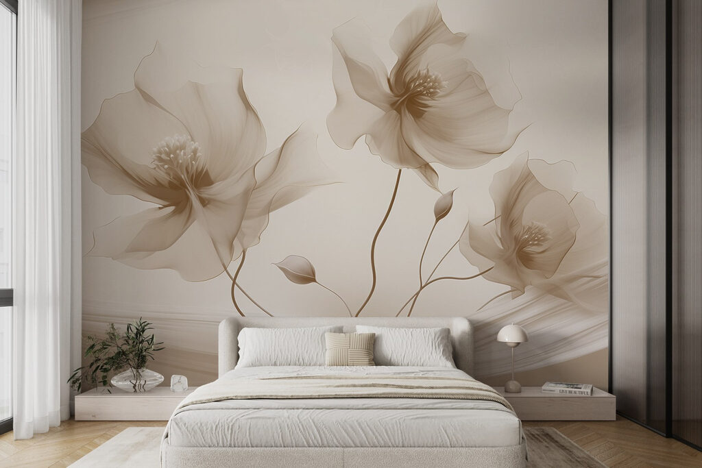 Flores sobre suaves ondas — interior 1
