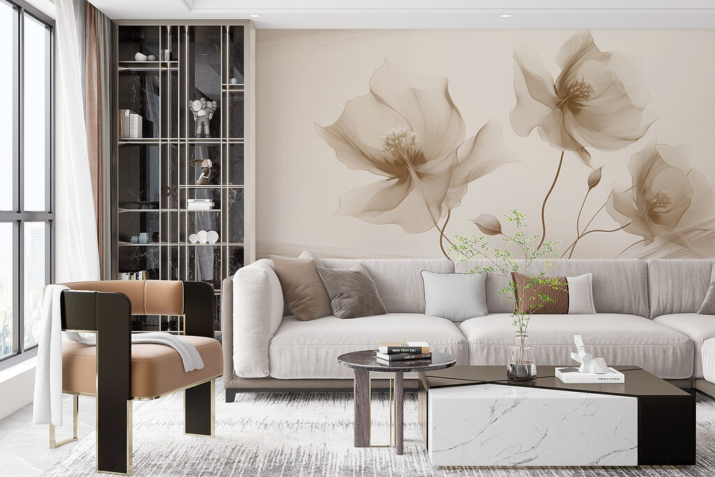 Flores sobre suaves ondas — interior 3