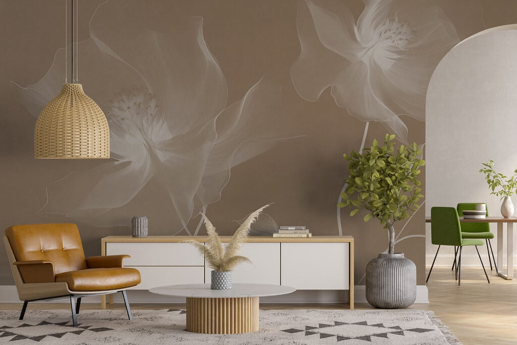 Flores sobre suaves ondas — interior 1