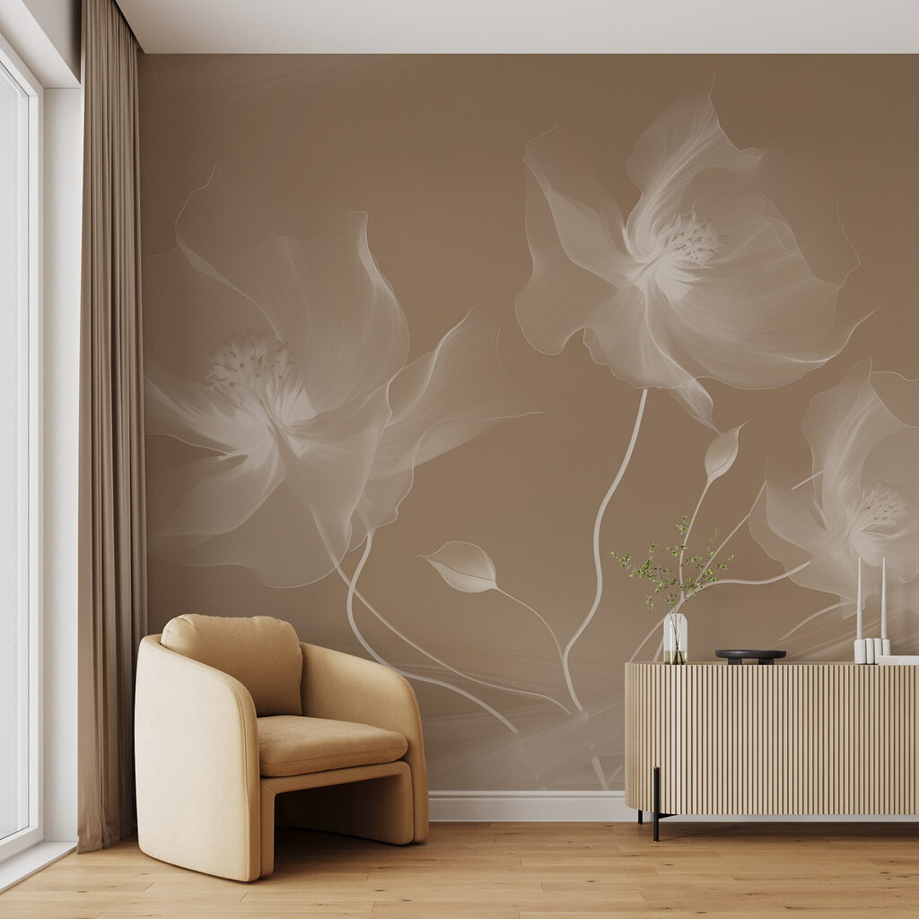 Flores sobre suaves ondas — interior 2