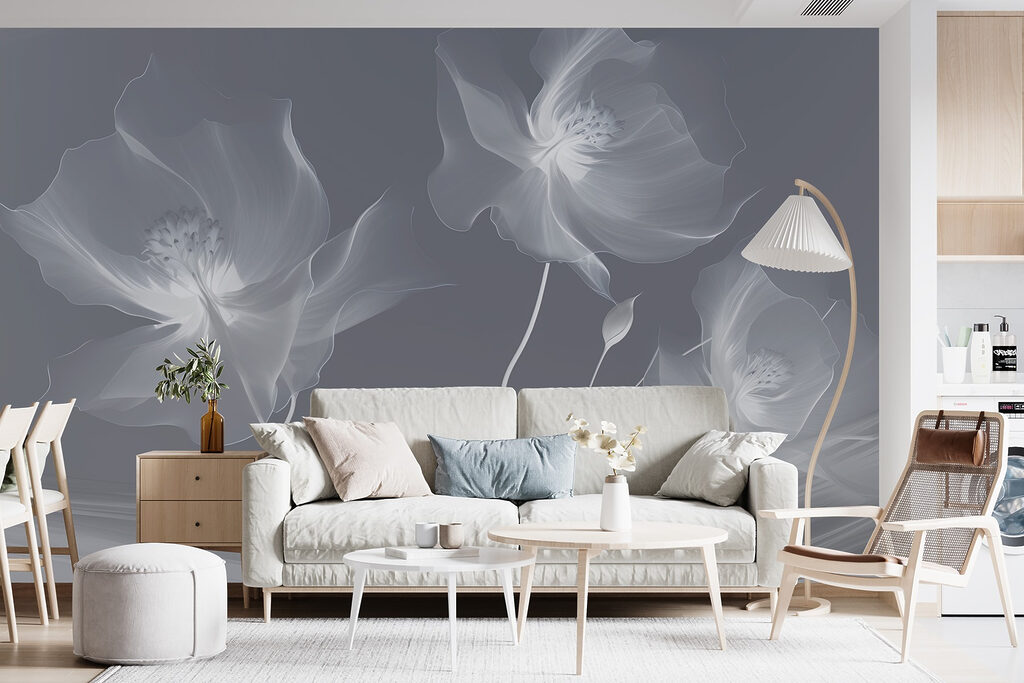 Flores sobre suaves ondas — interior 1