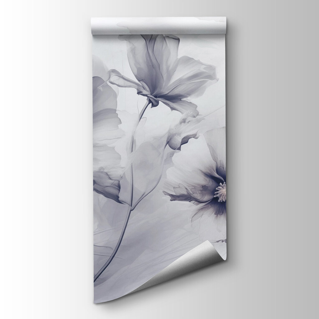Flores sueltas en acuarela — vista del producto
