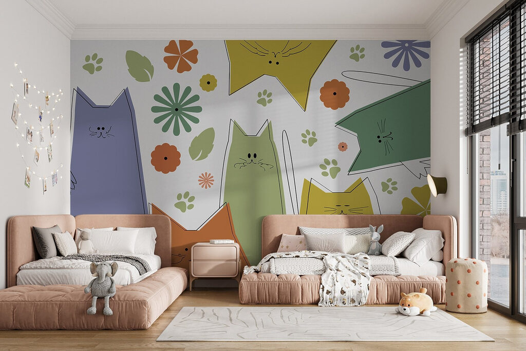 Gatos de trazo sencillo — interior 2