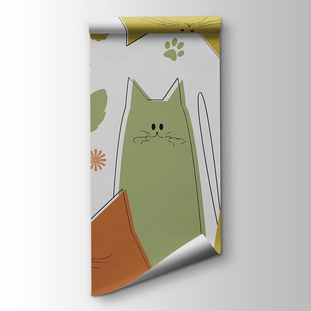 Gatos de trazo sencillo — vista del producto