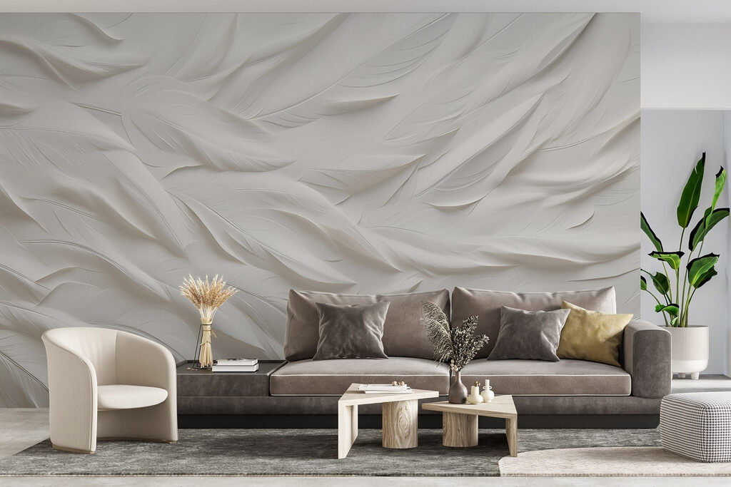 Hojas blancas onduladas — interior 2