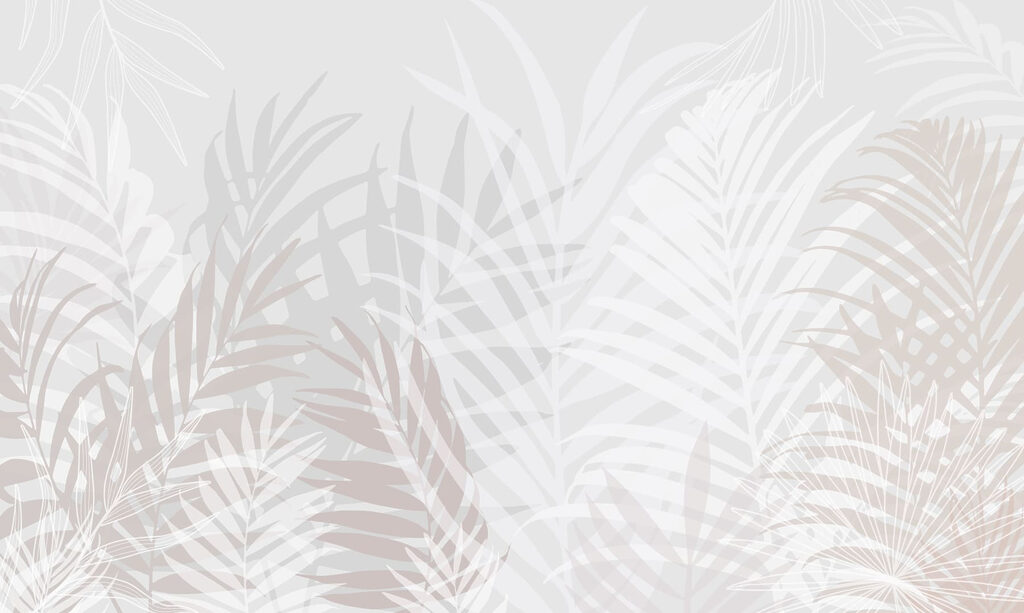 Hojas de palmera claras — diseño completo