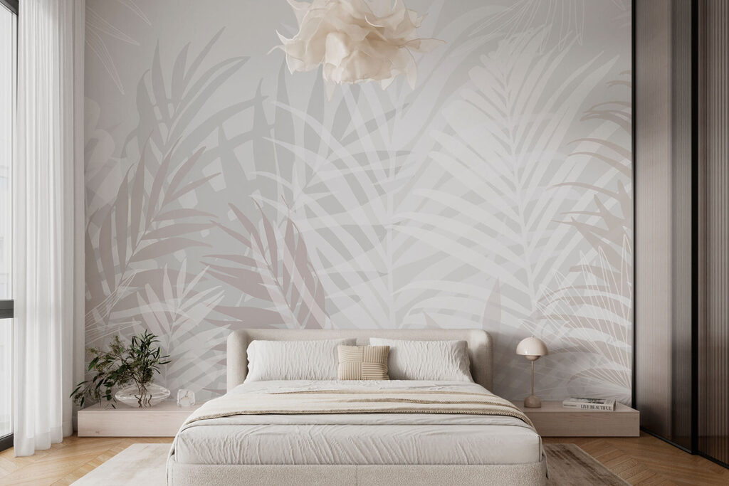 Hojas de palmera claras — interior 1