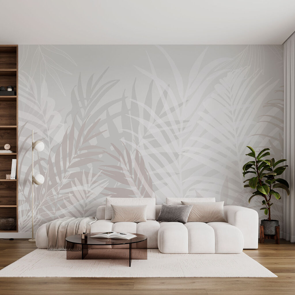 Hojas de palmera claras — interior 2