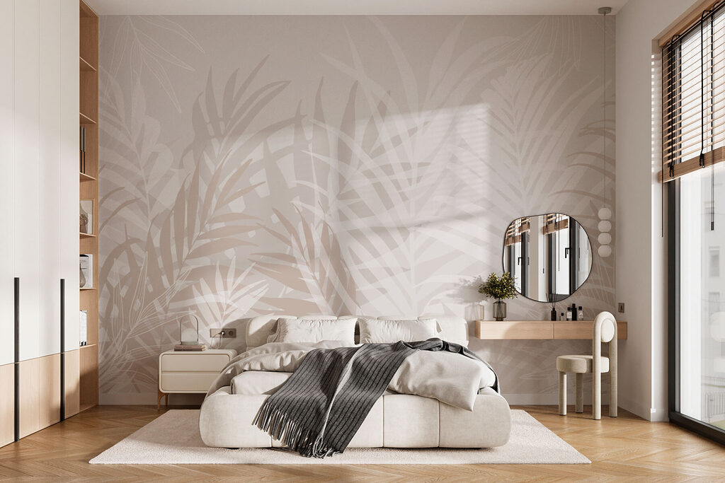 Hojas de palmera claras — interior 2