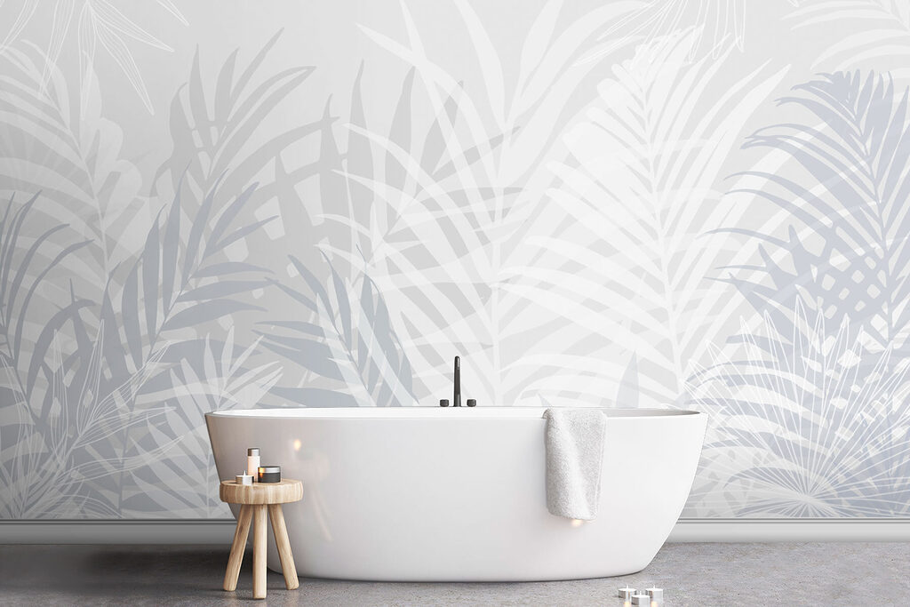 Hojas de palmera claras — interior 1