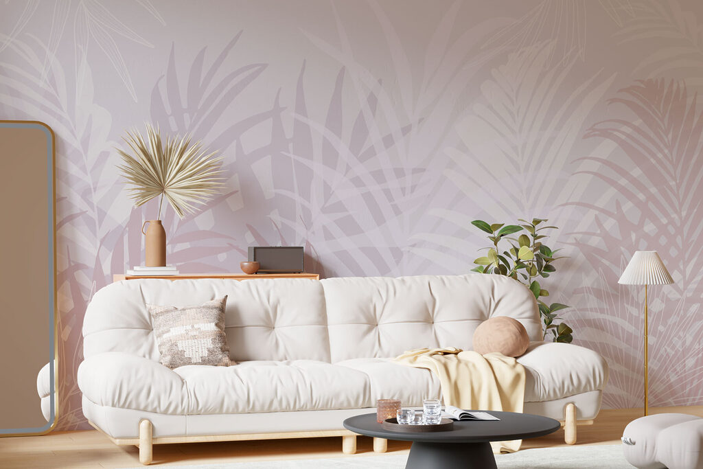 Hojas de palmera claras — interior 1