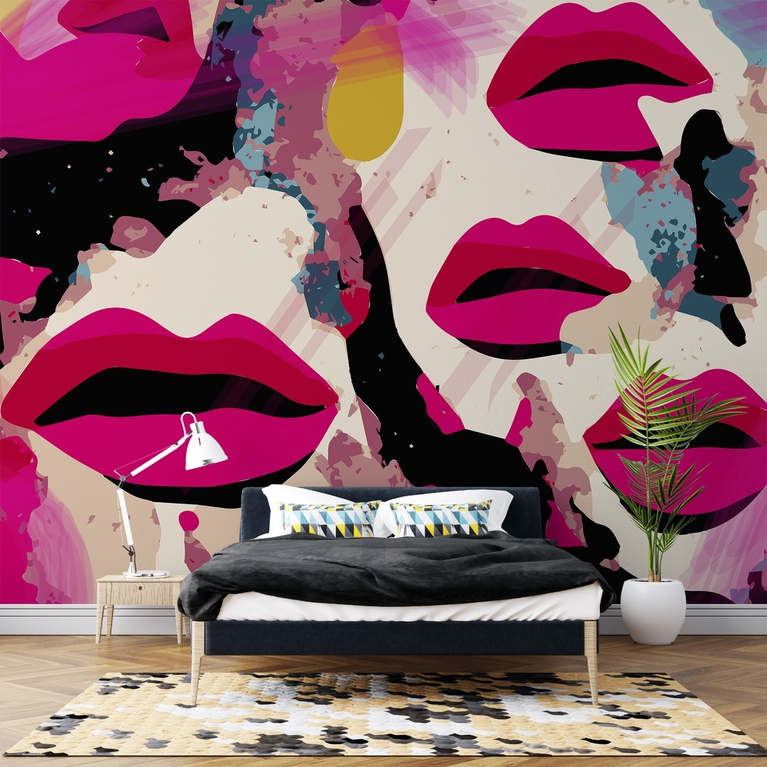 Labios rosas y salpicaduras — interior 1