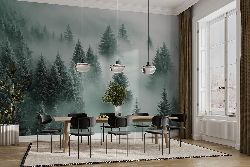 Copas nevadas sobre bruma — interior 5