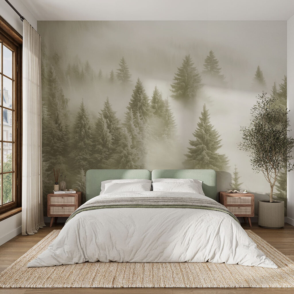 Copas nevadas sobre bruma — interior 5