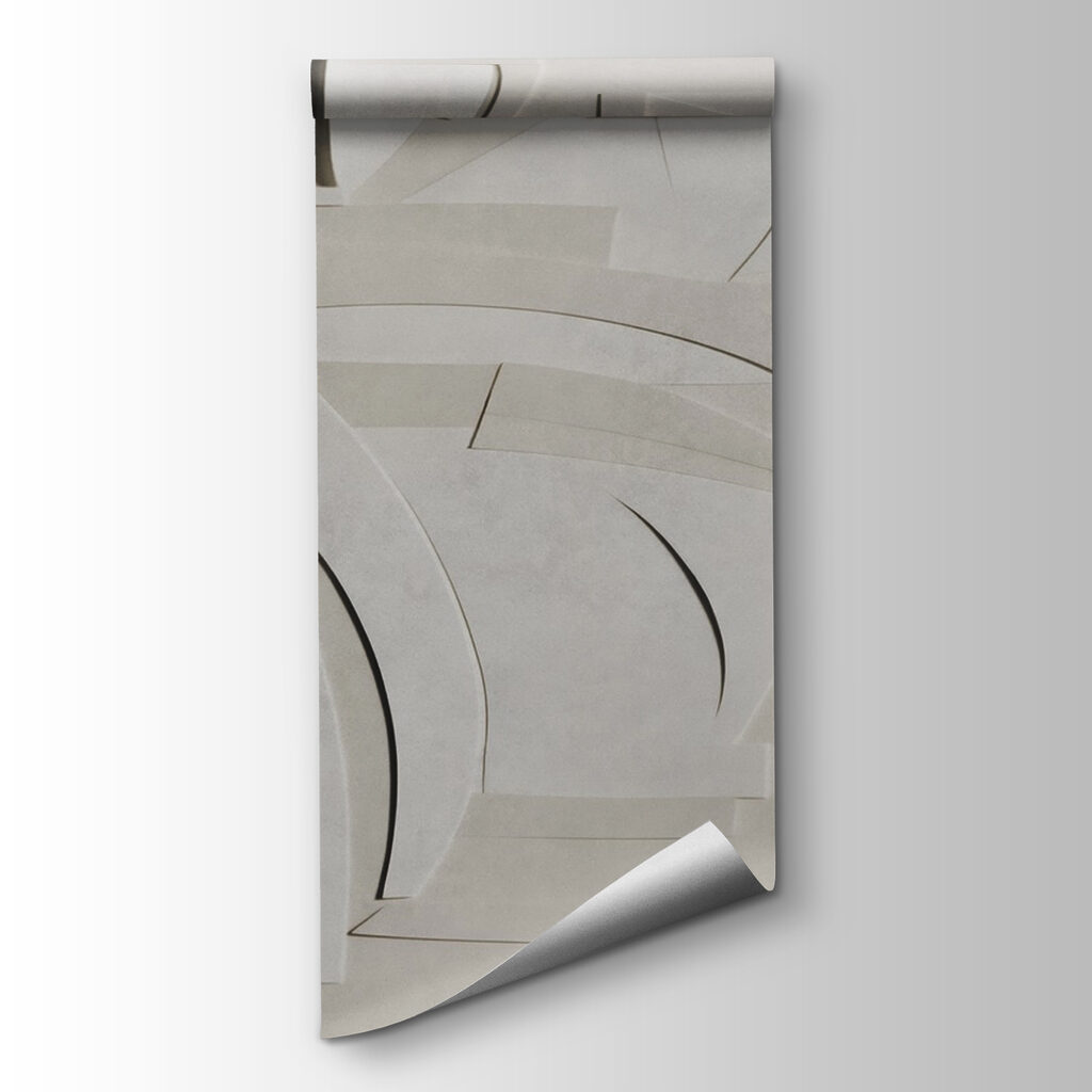 Pliegues geométricos en gris — vista del producto