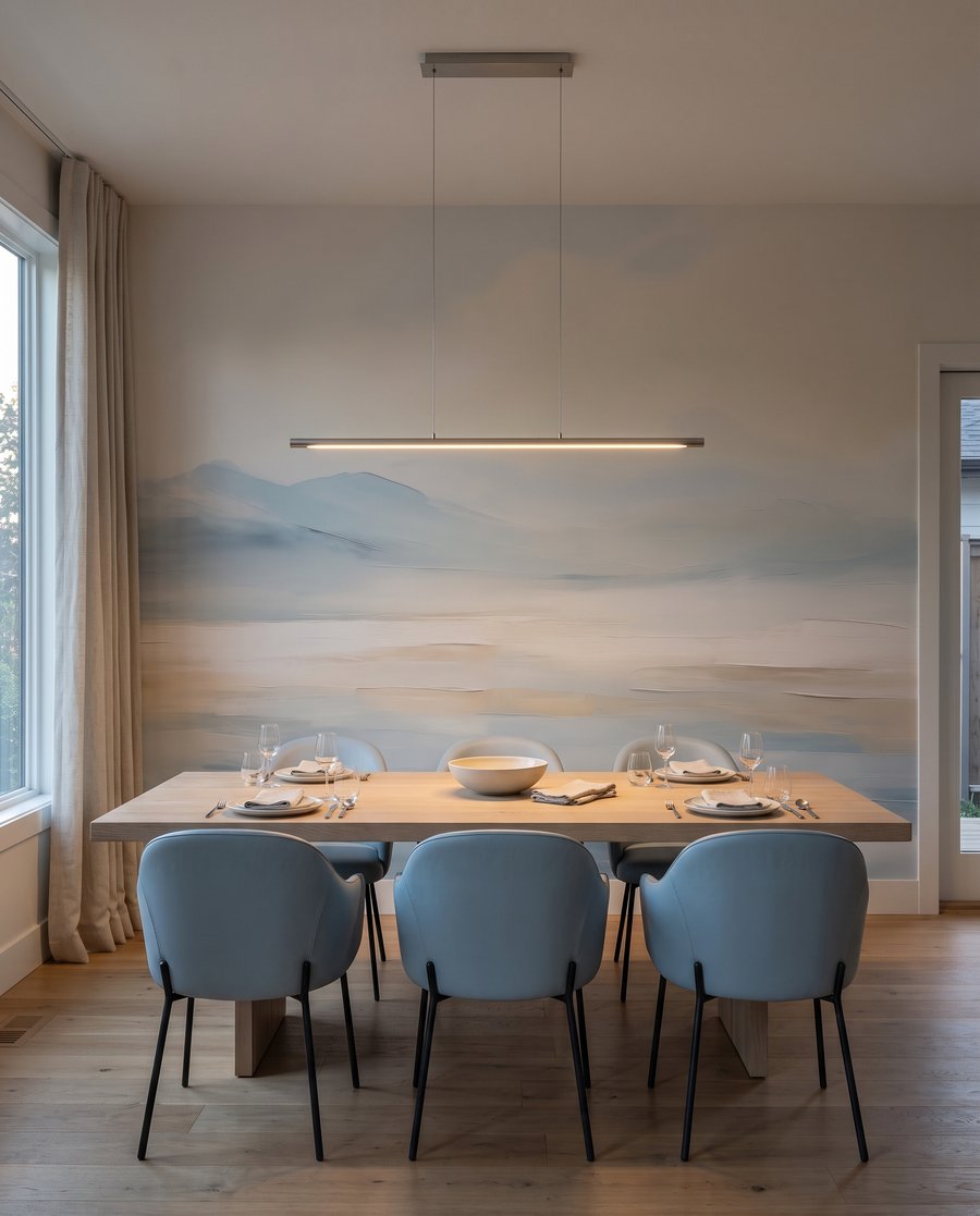 Agua en horizonte pastel — interior 6