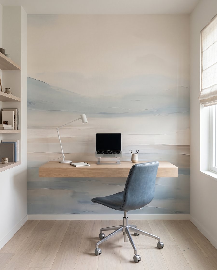 Agua en horizonte pastel — interior 7