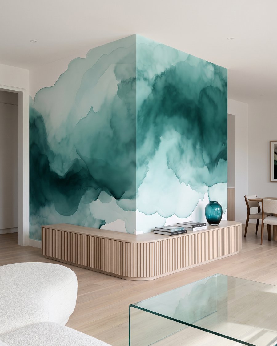 Nubes de tinta flotantes — interior 1