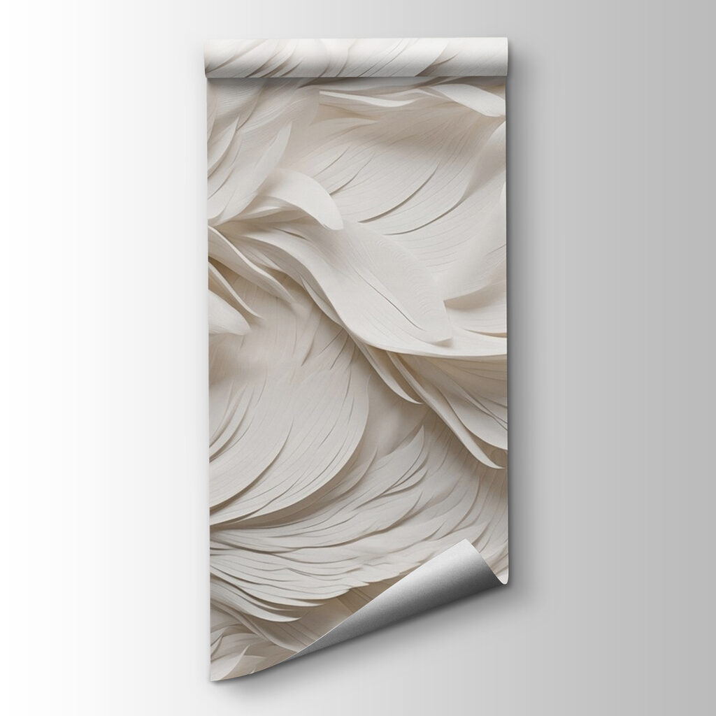 Plumas blancas en capas — vista del producto