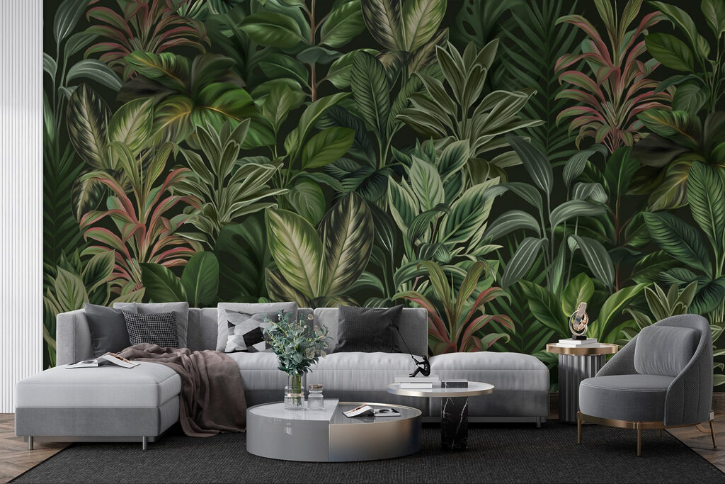 Jungla en verdes profundos — interior 2
