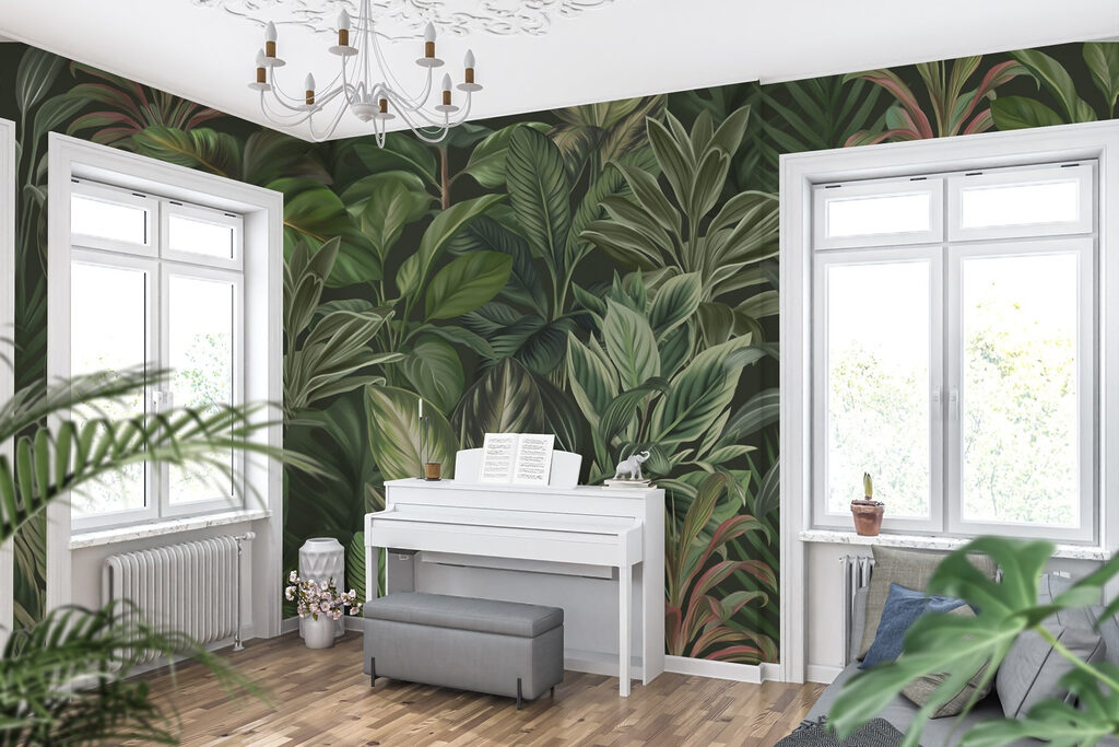 Jungla en verdes profundos — interior 3