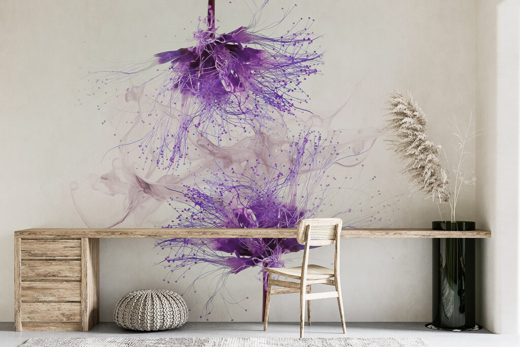Flores esponjosas con tinta — interior 3