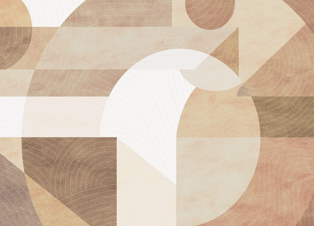 Geometría cálida entrelazada — diseño completo