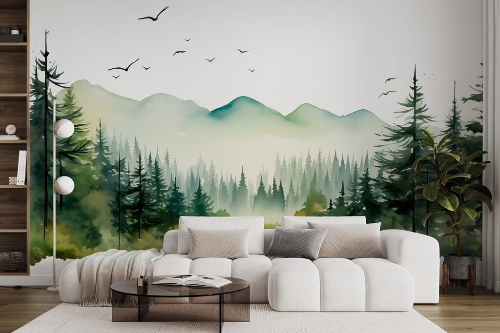Pinar con pájaros — interior 3