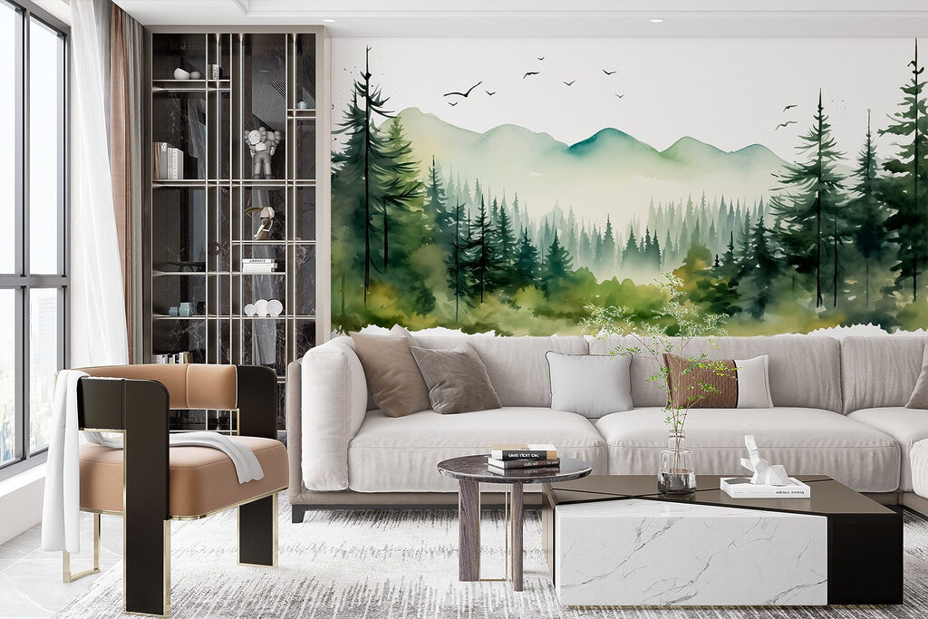 Pinar con pájaros — interior 4