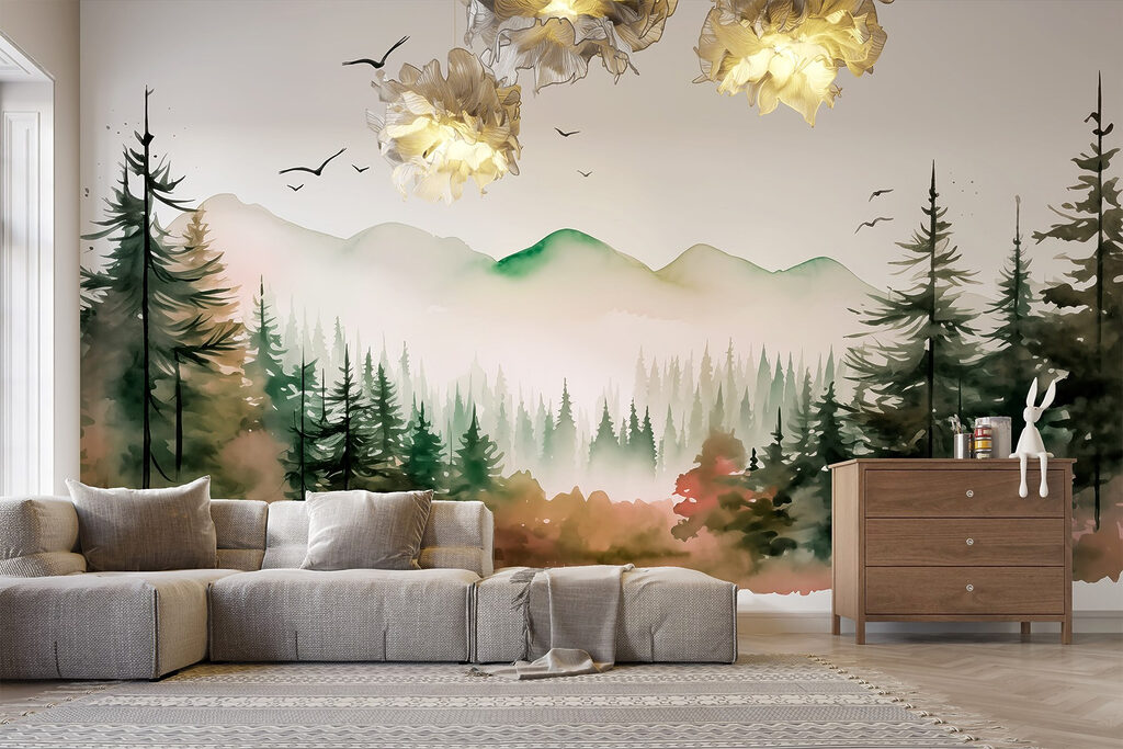 Pinar con pájaros — interior 2