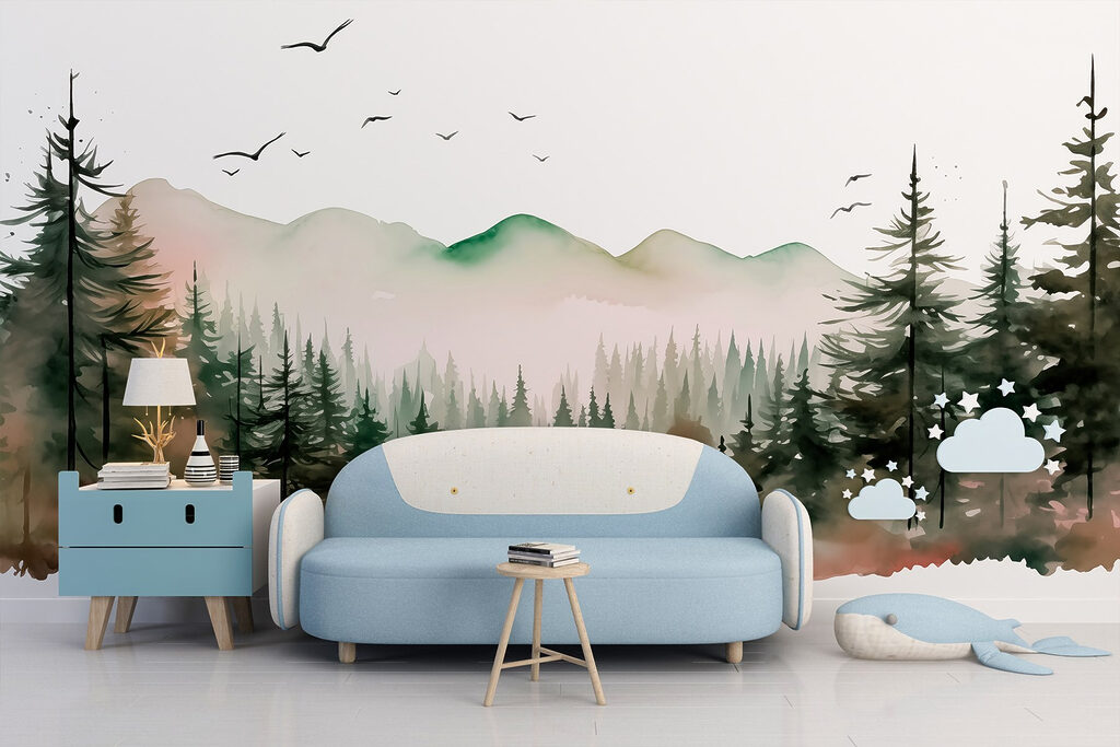 Pinar con pájaros — interior 4