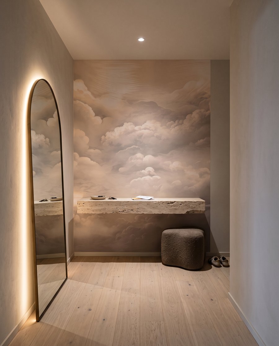 Nubes con luz suave — interior 5