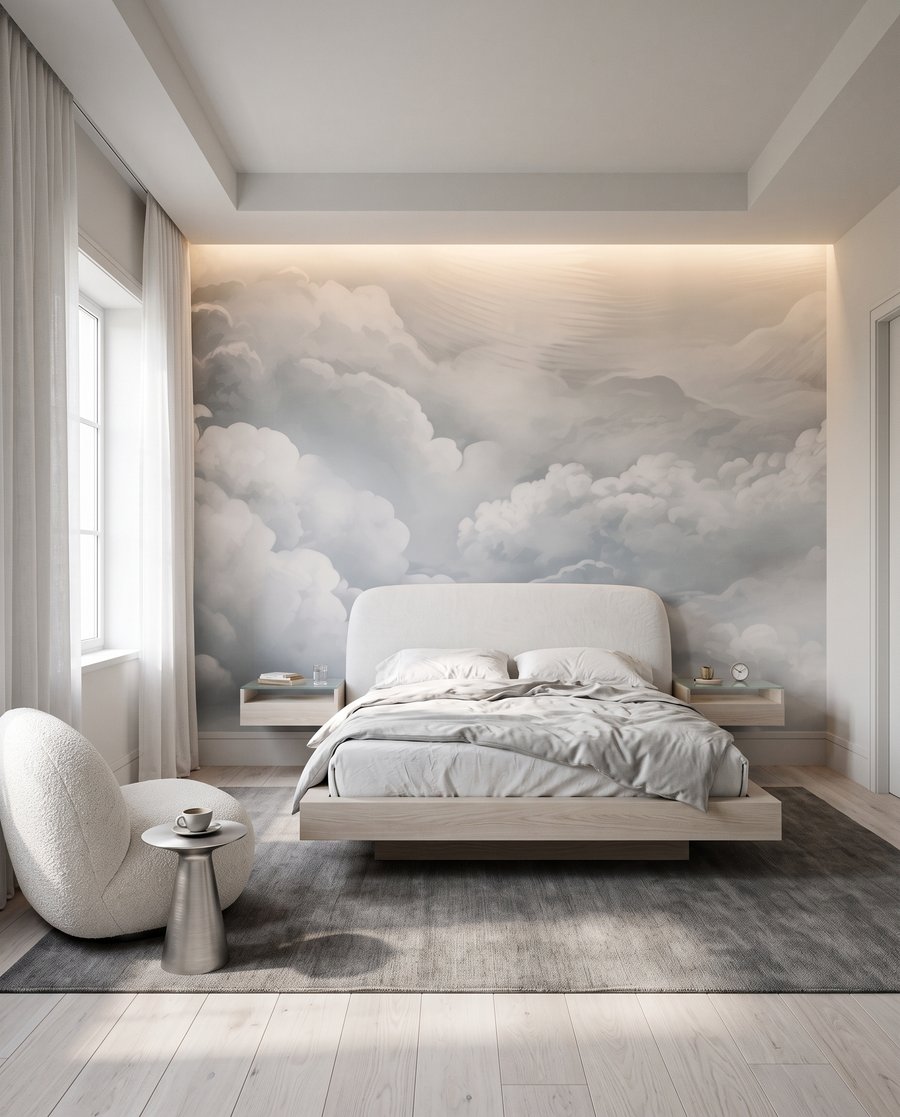 Nubes con luz suave — interior 2