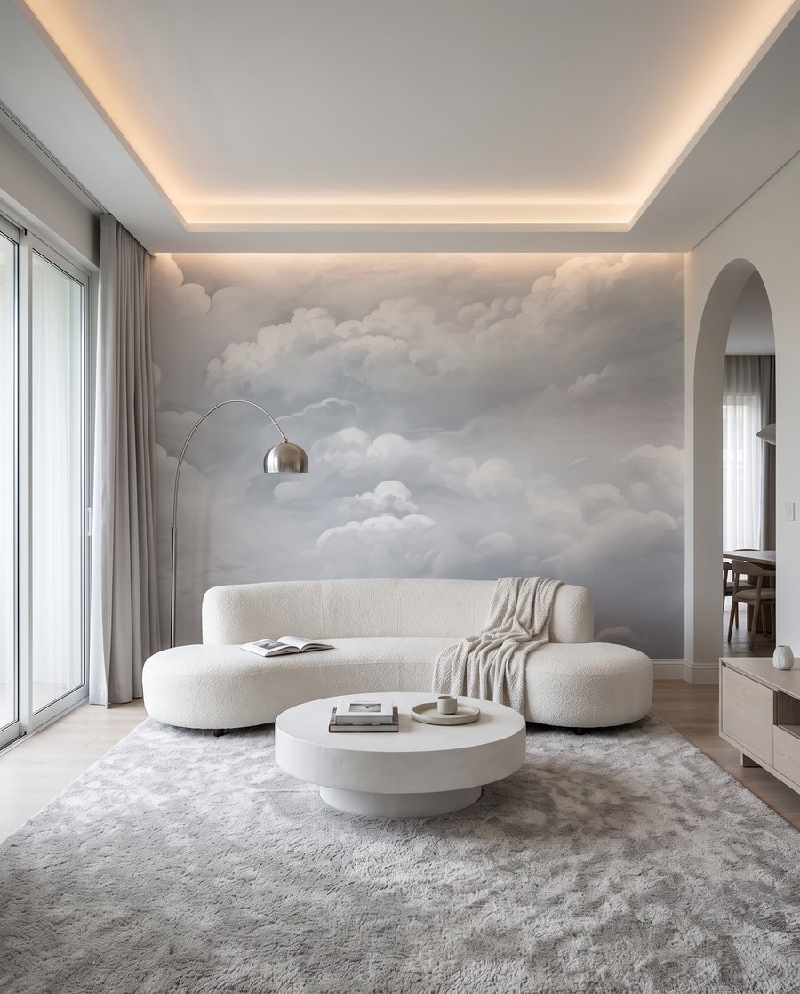 Nubes con luz suave — interior 3